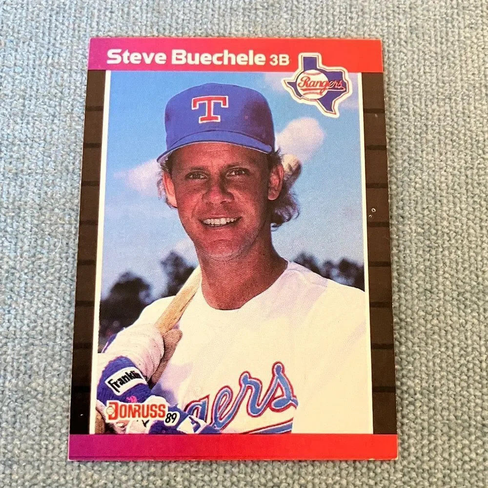 1989 Donruss Texas Rangers Baseball Card Trading Card